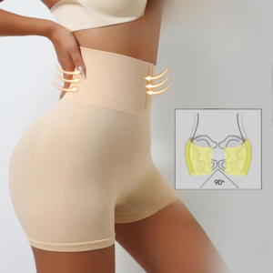 2pcs Aishang Woman High Waist Panties Postpartum Body Shaper Tummy Slimming Flat Belly Control Shapewear Hip Butt Lifter Shorts