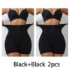 Black-Black 2pcs