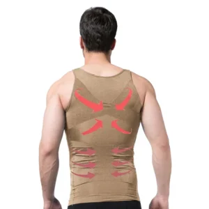 S-3XL Men's Slimming Body Shapewear Corset Vest Shirt Compression Abdomen Belly Control Slim Waist Cincher Underwear Sports Vest