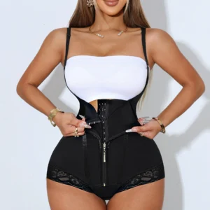 Shapewear Reducing Tummy Control Waist trainer Body Shaper Bodysuit for Abdomen Control Dual-control body shap